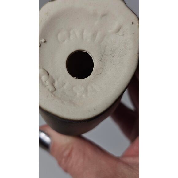 Vintage Siamese Cat |Rhinestone Eyes and Collar | Mid-Century - Picture 9 of 11